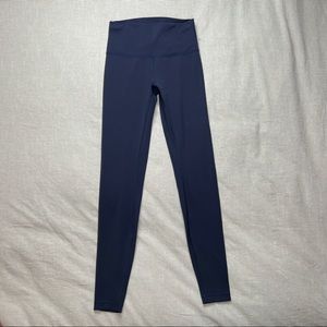 Lululemon Wunder Train High-Rise Tight 28" Night Sea